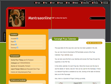 Tablet Screenshot of mantraaonline.com